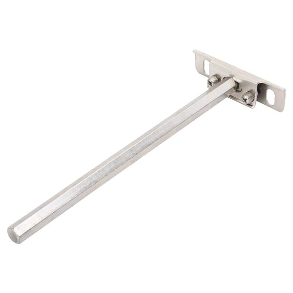 vidaXL Ujuvad riiuliklambrid, 12tk, n&auml;htamatud &Oslash;12x200 mm s&uuml;sinikteras