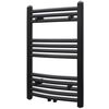 Keskk&uuml;tte r&auml;tikukuivati vannituppa kumer 600 x 764 mm, must