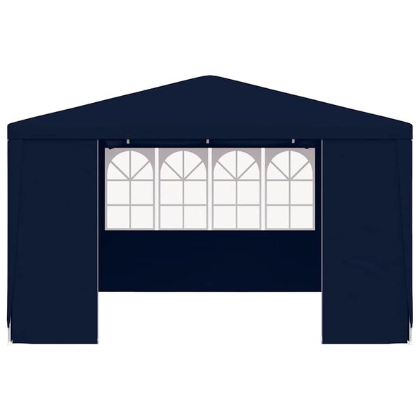 vidaXL professionaalne peotelk külgseintega, 4 x 4 m, sinine 90 g/m²