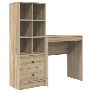 vidaXL Laud Sonoma tamm 115,5 x 40 x 127 cm 2 tk