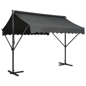 vidaXL iseseisev varikatus 300 x 300 cm, antratsiithall