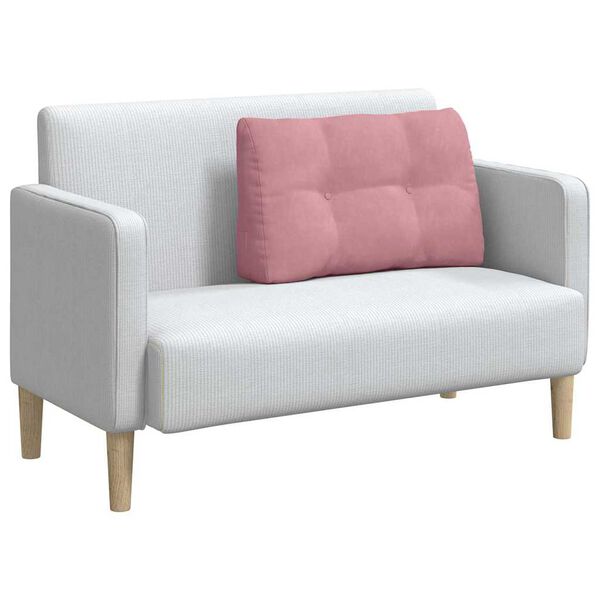 vidaXL Seljatugi padi Roosa 80 x 24 x 50 cm Samet