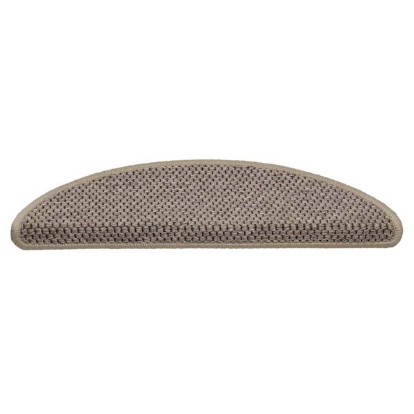 vidaXL isekleepuv trepivaip, 15 tk, 56x17x3 cm, tumebeež