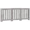 vidaXL radiaatori kate, betoonhall, 205x21,5x83,5 cm, tehispuit