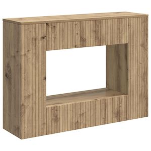 vidaXL Konsoollaud K&auml;sit&ouml;&ouml; Tamm 101 x 29 x 74 cm T&ouml;&ouml;deldud puit