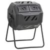 vidaXL aia kompostikast, must, 73 x 64 x 95 cm, 160 l