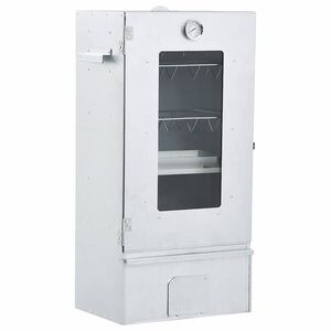 vidaXL grill- ja suitsuahi 1 kg puidulaastudega 44,5 x 29 x 83 cm