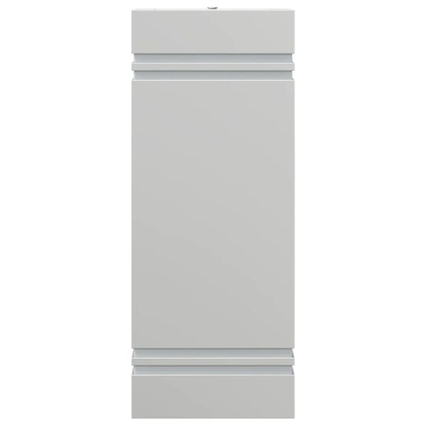 vidaXL õue seinavalgusti, hõbedane, roostevaba teras