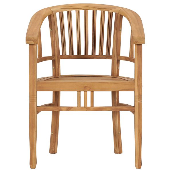 vidaXL 3-osaline aia söögitoakomplekt, tiikpuu