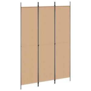 vidaXL 3-paneelne ruumijagaja Beež 150 x 220 cm kangas