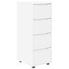 vidaXL Hoiukapp 40 x 48 x 105 cm Tehispuit Valge