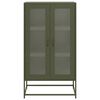 vidaXL Highboard Olive Green 68x39x123 cm Teras
