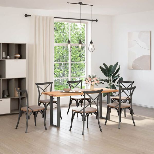 vidaXL konsoollaua jalad U-kujulised 2 tk, antratsiithall, 38 x (72-73) cm, teras