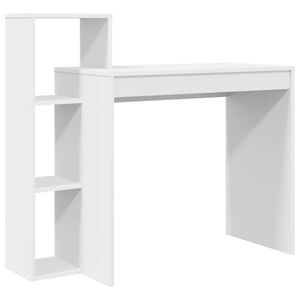 vidaXL Laud Valge Tehispuit 100 x 40 x 90 cm