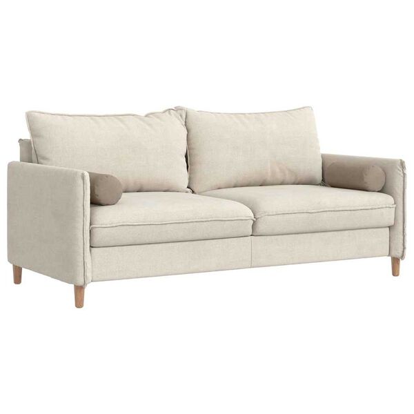 vidaXL Padjad 2 pcs Pruunikashall &Oslash; 15 x 40 cm Mikrofiber kangas