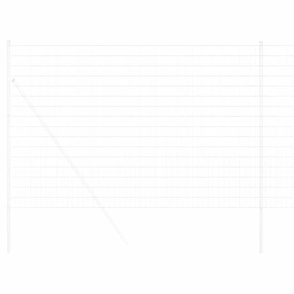 vidaXL Euroopa aed Hõbedane 1.5 x 10 m Kuumtsinkitud raud