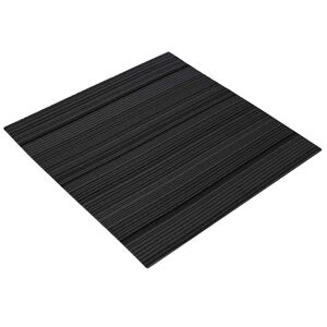 vidaXL Vaipplaat Triibuline Helehall 50 x 50 cm 4 pcs PP ja bituumeni