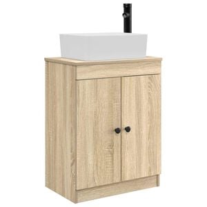 vidaXL Vannitoa kraanikauss Sonoma tamm 54 x 35 x 83 cm Tehispuit
