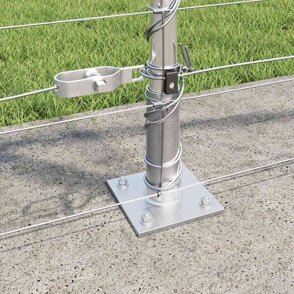 vidaXL Aiapost Galvaniseeritud 50 x 1,2 m Teras