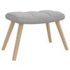 vidaXL Kiiktool Footstool Cloud Grey kangaga