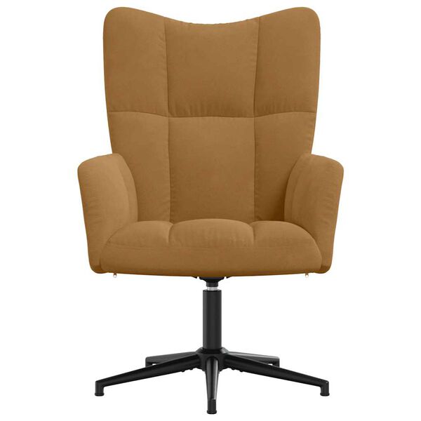 vidaXL puhketool, pruun, samet