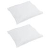 vidaXL Teki komplekt padjaga 3 pcs Valge Down Feather