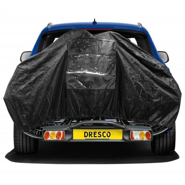 Dresco elastne jalgrattakate 2 rattale, must