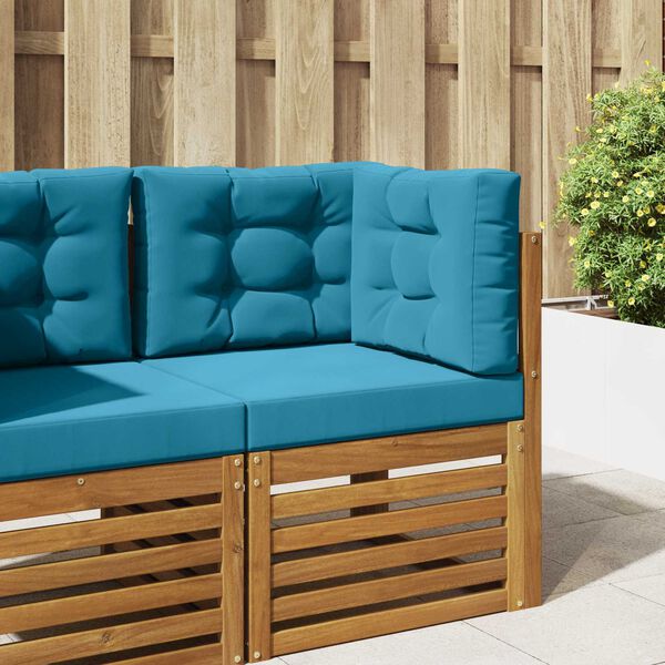 vidaXL V&auml;lim&ouml;&ouml;blitugi patja 3 pcs Kuninglik sinine Pol&uuml;ester