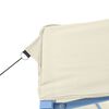 vidaXL professionaalne kokkupandav peotelk, 3x4 m teras, kreemjasvalge