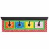 vidaXL Riidepuu Must 80 x 25 x 2 cm Tugev mango puu