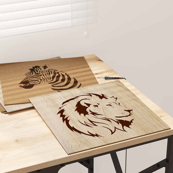 vidaXL Dekor Paneelid 12 pcs Sonoma tamm 30 x 30 x 0.27 cm Tehispuit