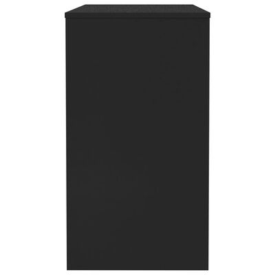 vidaXL kirjutuslaud, must, 90 x 40 x 72 cm, tehispuit