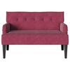 vidaXL Chesterfieldi pink Veinpunane 112 x 65,5 x 75 cm Samet