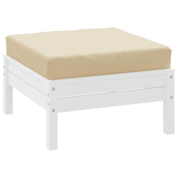 vidaXL euroaluse istmepadi, beež, 60 x 60 x 8 cm, oxford kangas