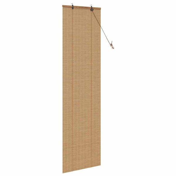 vidaXL Rulookardin kardinatega Pruun 60 x 220 cm Bambus