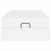 vidaXL Voodiraam madratsiga madratsiga 2 pcs Valge PVC