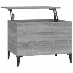 vidaXL kohvilaud, hall Sonoma tamm, 60x44,5x45 cm, tehispuit