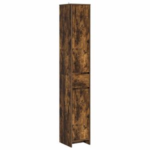 vidaXL Vannitoa kapp Suitsutatud tamm 30 x 33 x 190 cm Tehispuit