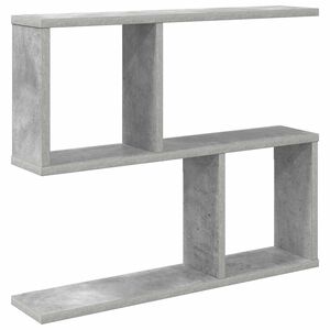 vidaXL Seinariiul Betoonhall 60 x 12 x 50,5 cm Tehispuit