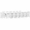vidaXL Aia s&ouml;&ouml;gilaudade komplekt 15 pcs Valge Polt rattan
