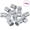 vidaXL M&ouml;&ouml;bli barrel mutter 3462 pcs Tsinkkattega M6 x 13 mm Raud