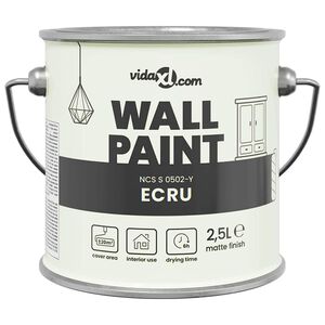 vidaXL Seinav&auml;rv Pruun 2,5 L Seinaprindid