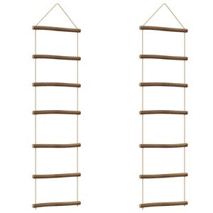 vidaXL seinakaunistused redelikujuline 2 tk, 30x100 cm, looduslik haru