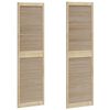 vidaXL Kappi Uks 2 pcs Neutraalne 201 x 2,1 x 59,5 cm Tahke m&auml;nd