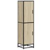 vidaXL Highboard Sonoma tamm 35,5x35x139 cm inseneritud puit ja metall