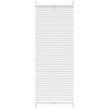 Plisseekardin 50 x 100 cm valge