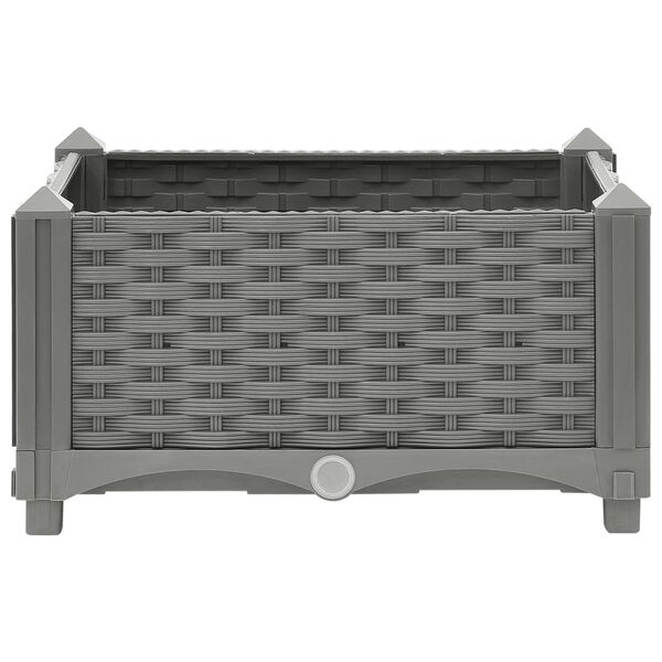 vidaXL taimelava, 40 x 40 x 23 cm, polüpropüleen