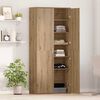 vidaXL Highboard k&auml;sit&ouml;&ouml;tamm 80 x 35 x 180 cm Tehispuit