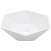 vidaXL valamu, 41 x 36,5 x 12 cm, keraamiline, valge