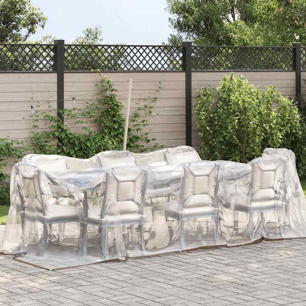 vidaXL L&auml;bipaistev aasadega present 2x6 m pol&uuml;et&uuml;leen